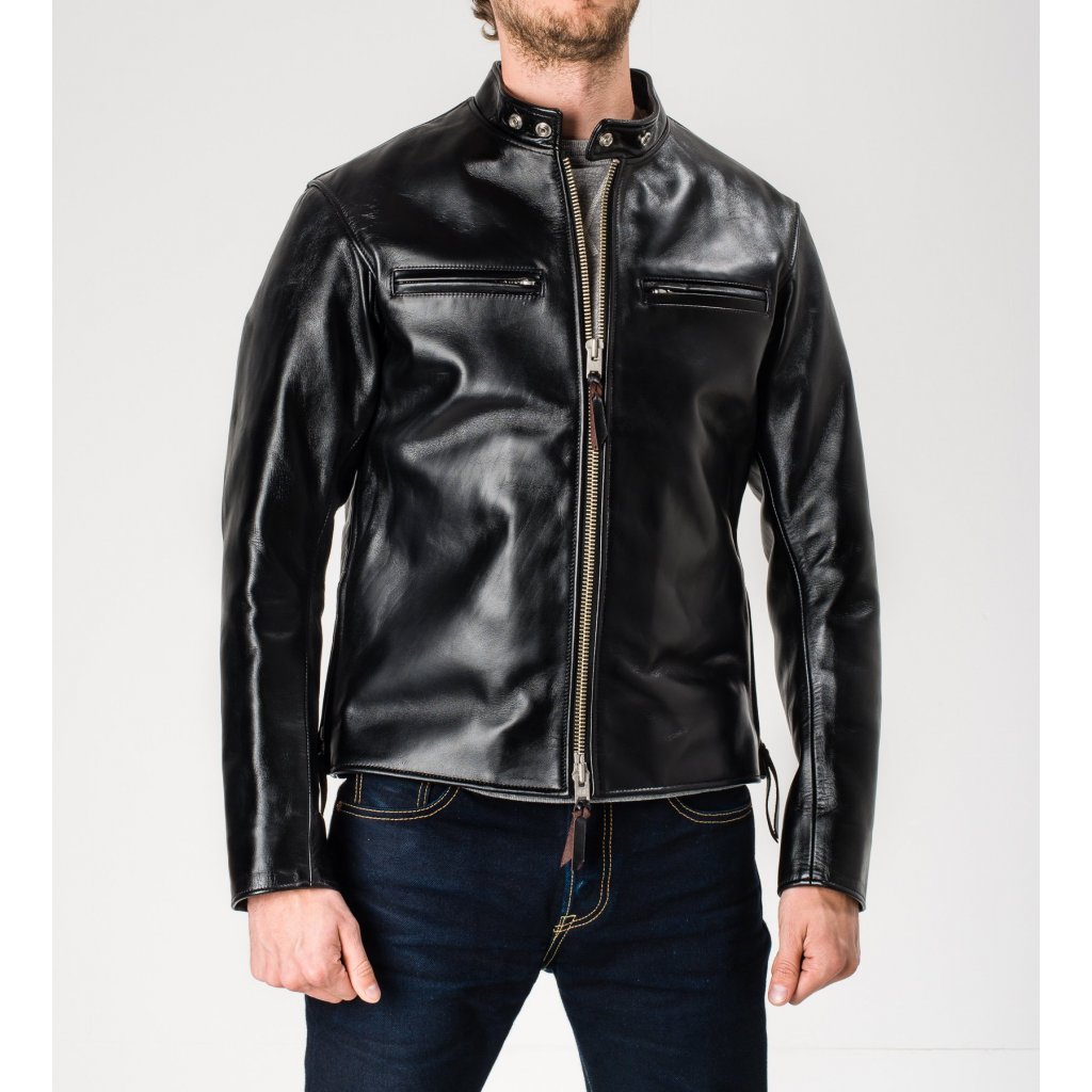 IHJ-35 - Iron Heart Chrome Tanned Leather Horsehide Rider’s Jacket