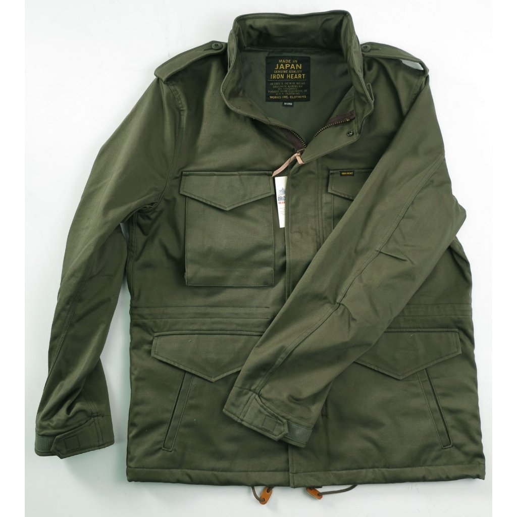 IHM-02 - Iron Heart M65 - Ventile Lined Satin Cotton Field Jacket