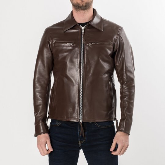 IHJ-35 | Iron Heart Chrome Tanned Leather Horsehide Rider’s Jacket